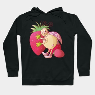 Ladybug with strawberries Hoodie